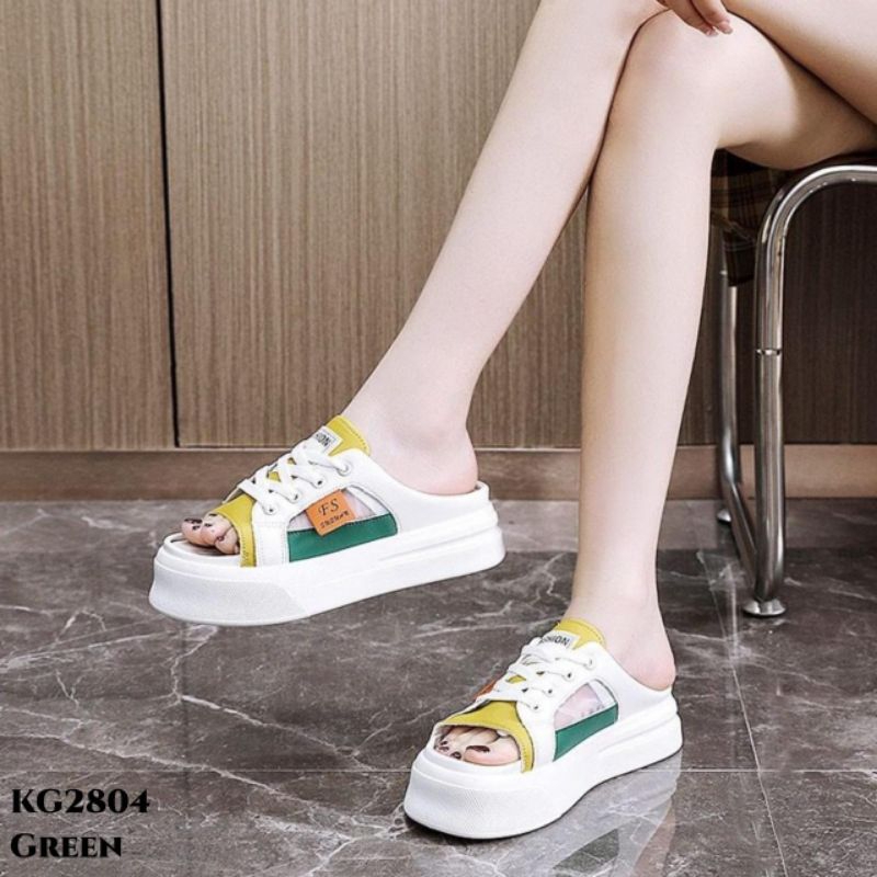 Sneakers Wedges Slop Import Fashion Korea