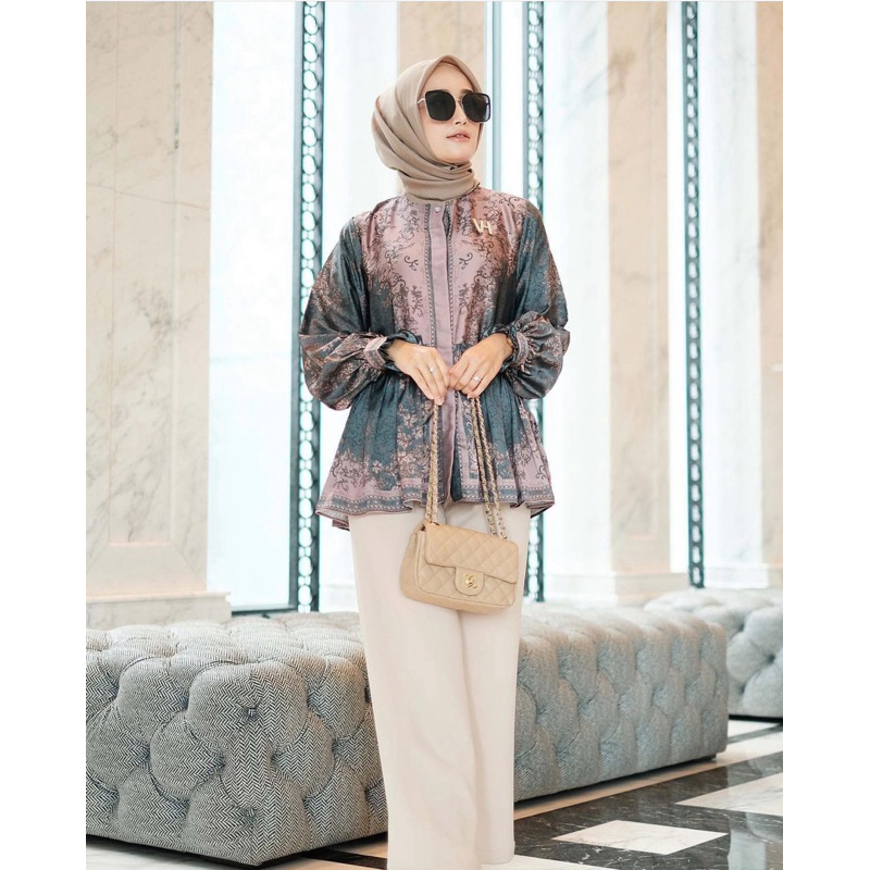 Tudejul Charm Blouse Vanilla Hijab