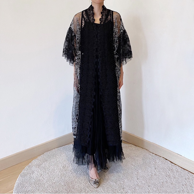Kina Atelier - Ranya outer in black with tutu
