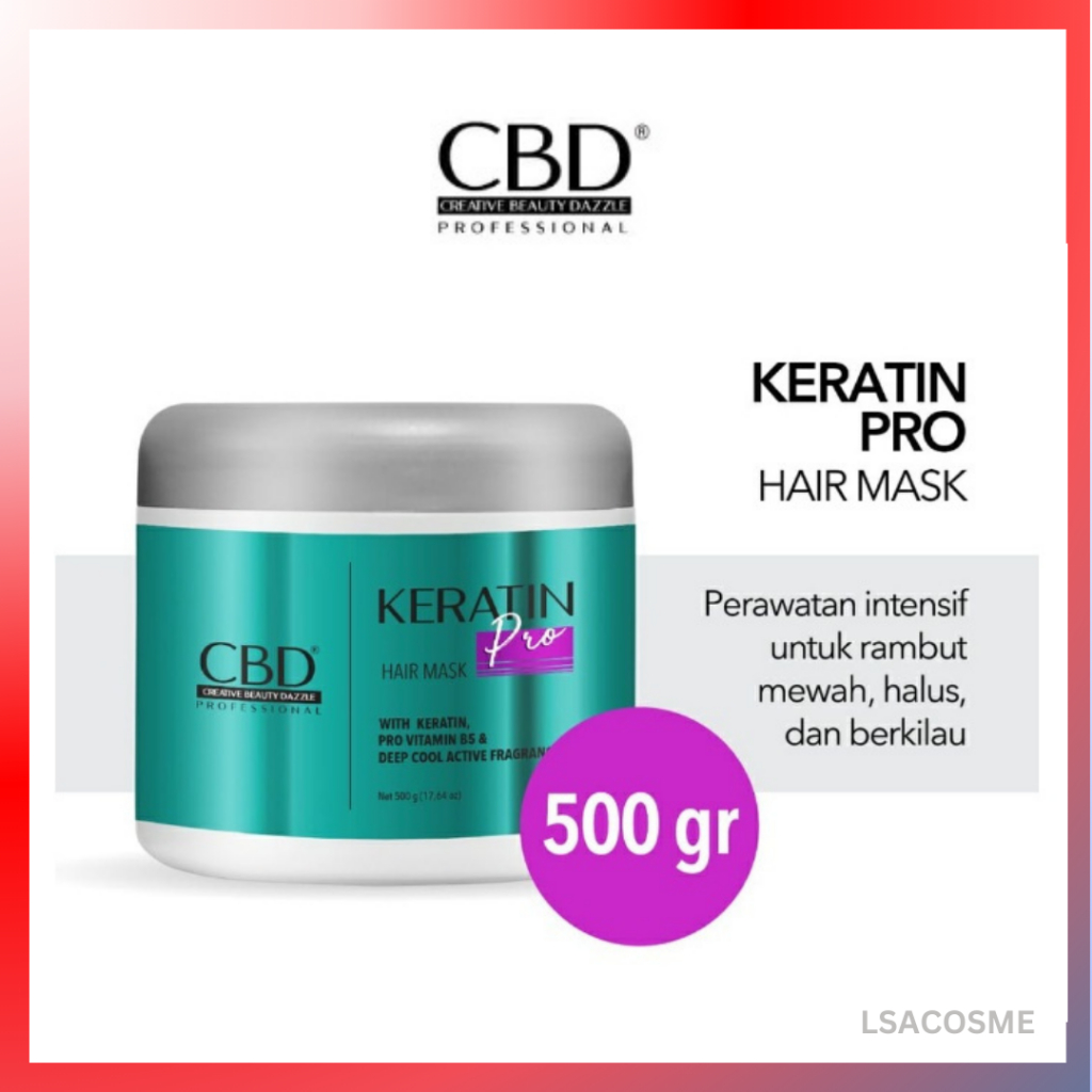 CBD Hairmask / Masker Rambut / Keratin Pro / Color Shield / Collagen Repair / masker keratin