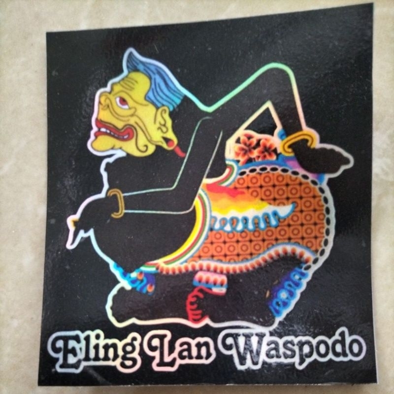 

STIKER SEMAR BAHAN HOLOGRAM UKURAN 6,5x7,5cm