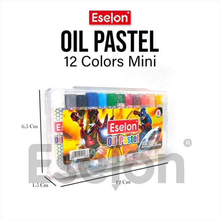 

Crayon Eselon Oil pastel Mini 12 Warna