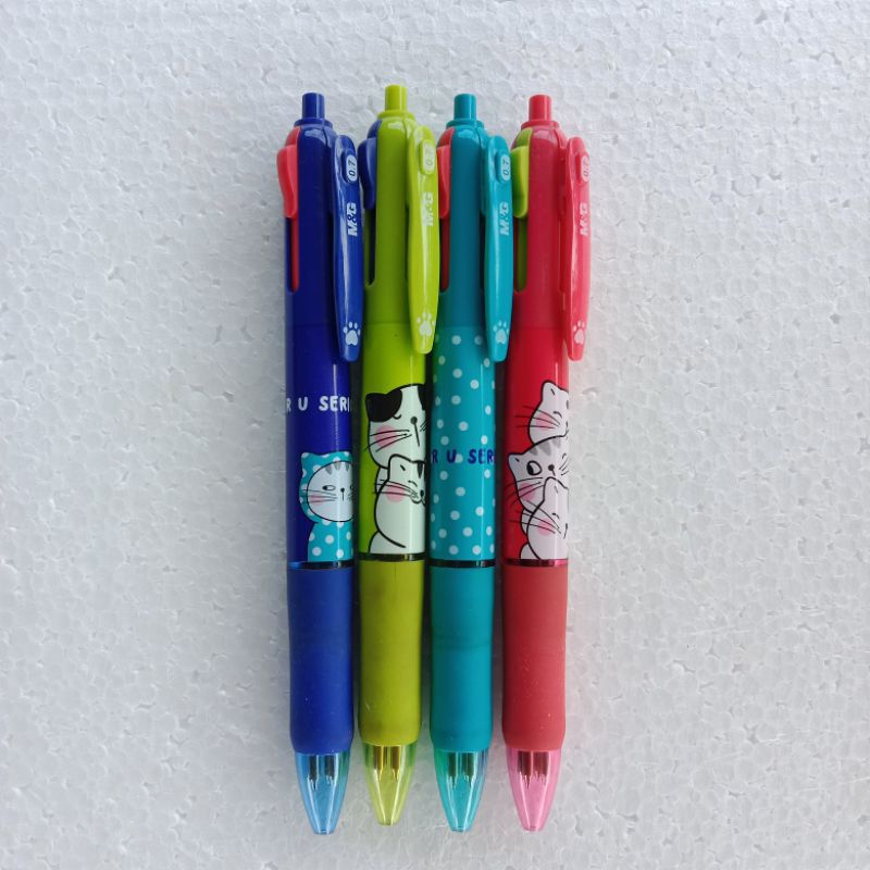 

KF | Pulpen M&G So Many Cats 4 Warna Hitam, Biru, Merah, Hijau ABP803S6 - SATUAN