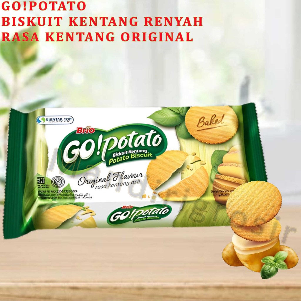 

Biskuit Rasa Original * GO!Potato * Biskuit Kentang Renyah * 56gr