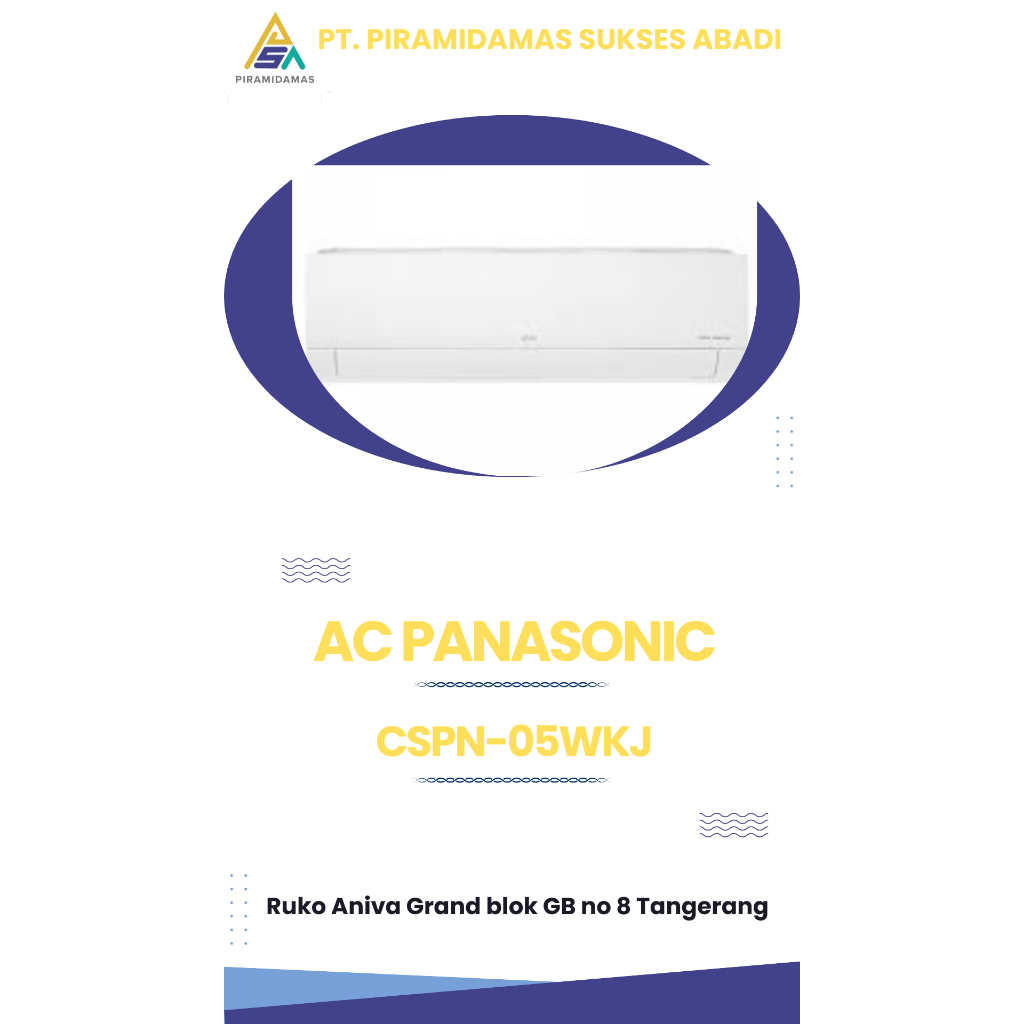 AC PANASONIC 0,5PK CSPN-05WKJ STANDARD THAILAND