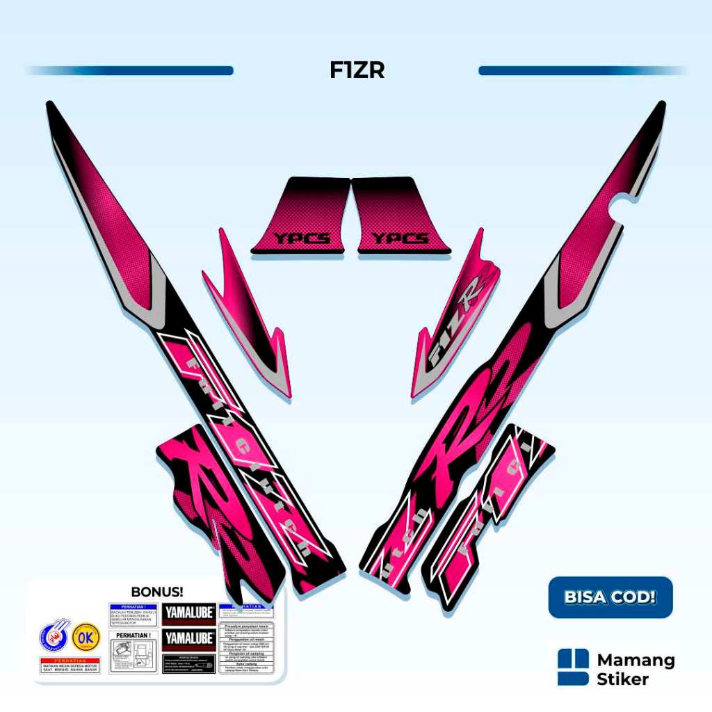 Striping Yamaha F1ZR Variasi (15) FIZ R FIZR Original 1997 1998 1999 2000 2001 2002 2003 2004 Ardath
