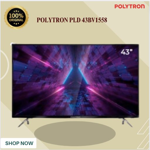 LED TV POLYTRON  DIGITAL PLD 43V8853 43INCH/TV DIGITAL/PLD-43V8853/PLD 43V8853/TV LED/BERGARANSI ORI
