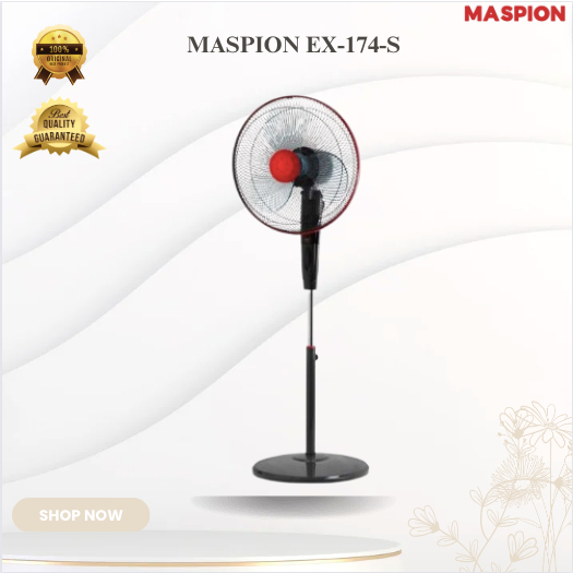MASPION  EX-174-S STAND KIPAS 16 INCH/ EX174/EX-174/EX 174/KIPAS BERDIRI 16 INCH /STAND FAN 16"