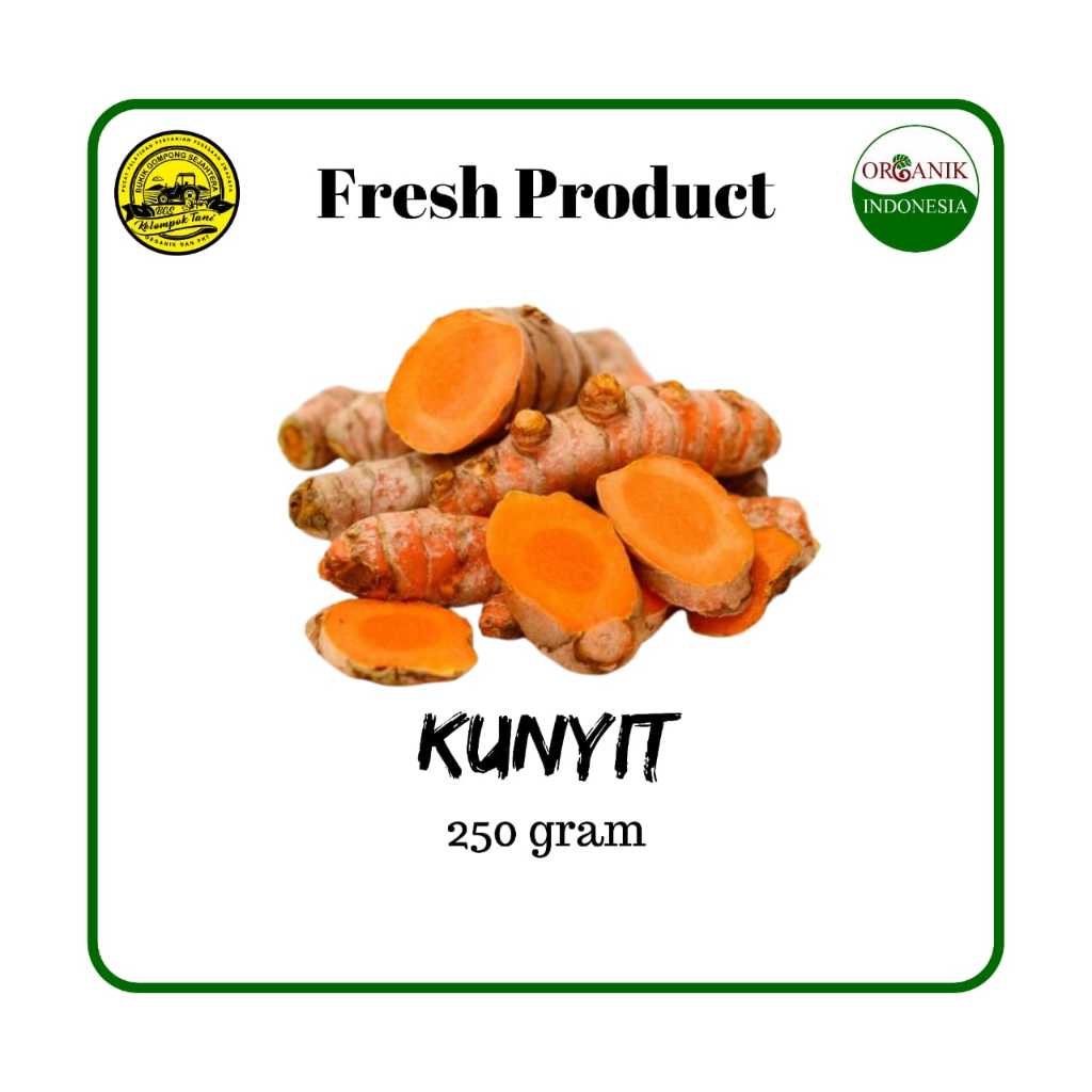 

Kunyit Organik 250 gram