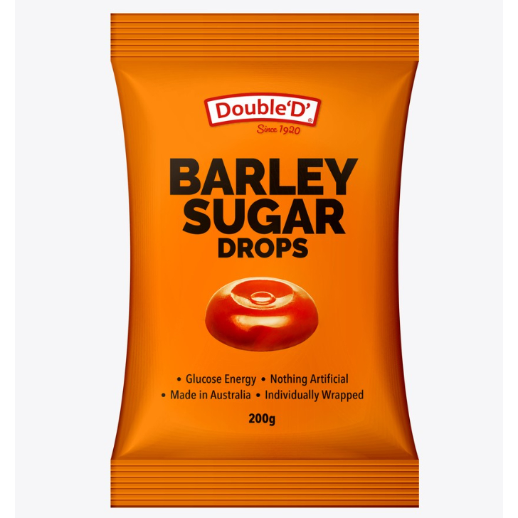 

Double D Barley Sugar Drops 200g Australia