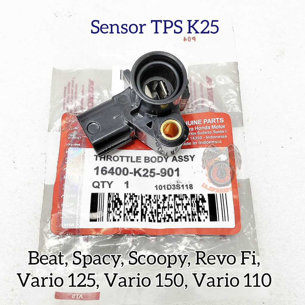 SENSOR BODY TPS TROTLE HONDA K25 ASLI ORIGINAL HONDA BEAT FI SCOOPY SPACY VARIO 110 VARIO 125 VARIO 
