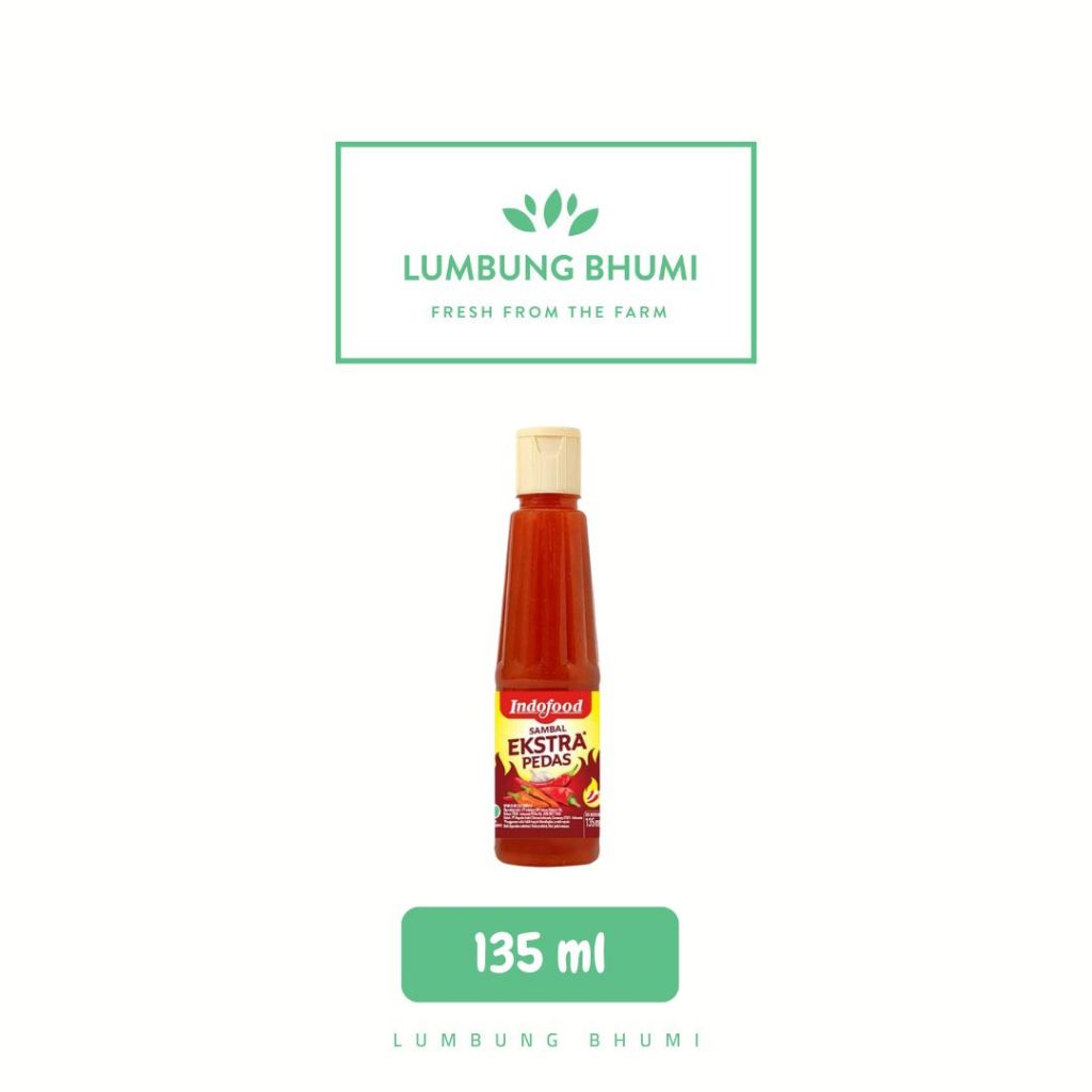 

INDOFOOD Sambal Extra Pedas 135 ml 1 Pcs - Lumbung Bhumi