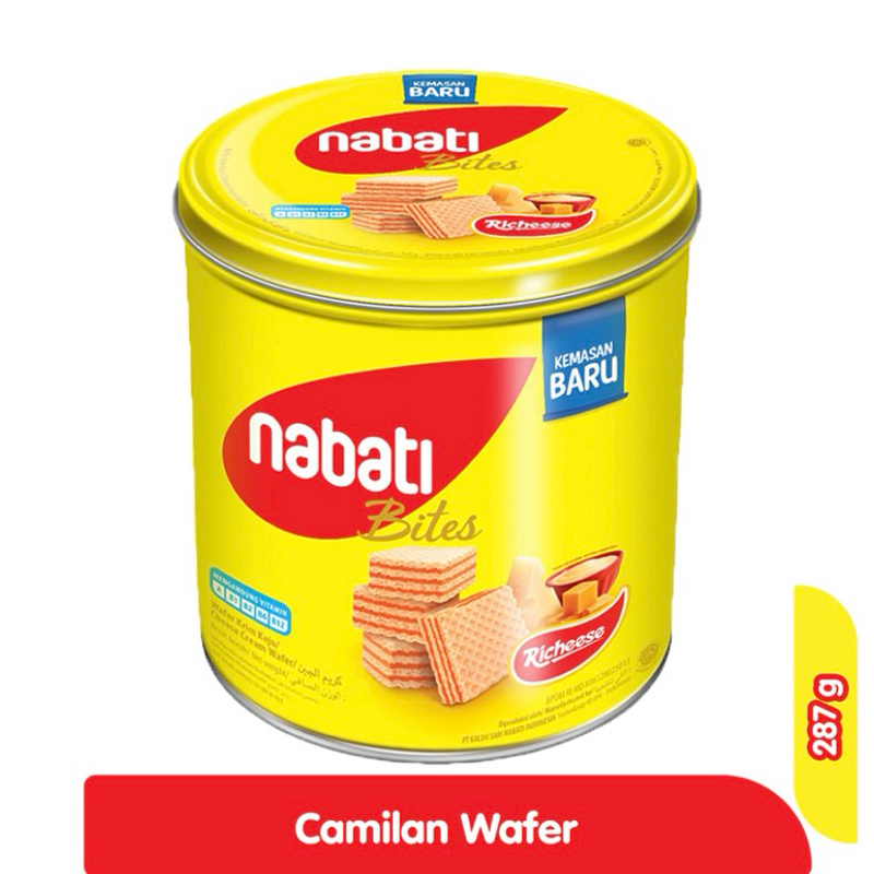 

Nabati Biter Richeese Wafer Keju Kaleng 287gr