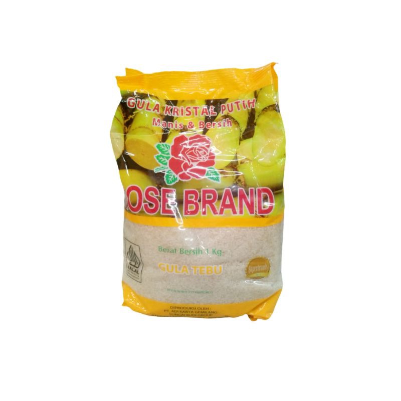 

Gula pasir rose brand ukuran 1Kg