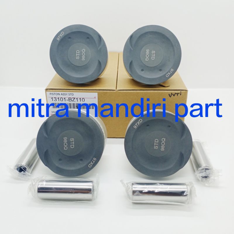 PISTON ASSY TOYOTA AVANZA 1.3 XENIA 1.3 GRANDMAX 1.3 VVTI