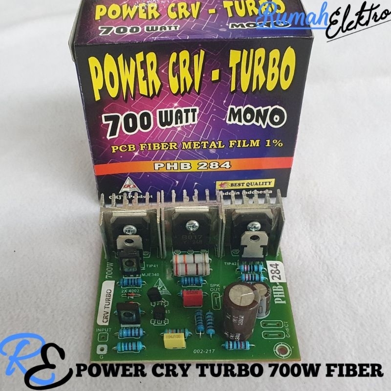 Power CRV TURBO Driver Power Amplifier TURBO 700 Watt 700W by CKJ PHB 284
