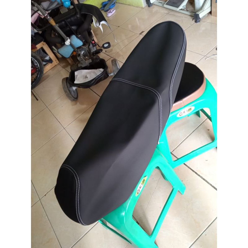 cover sarung kulit jok motor Beat FI bahan MBtech & carviero Alonso