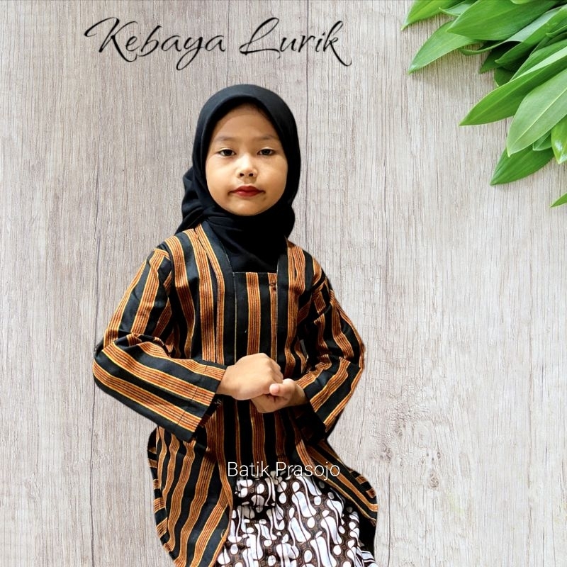 Kebaya lurik perempuan / Surjan Lurik Anak