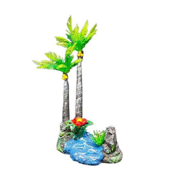 hiasan akuarium kelapa sungai