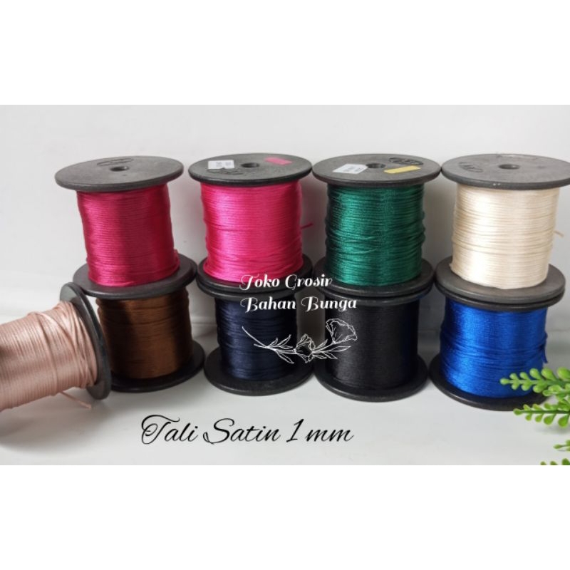 

1 m Tali Satin China 1 mm Tali Satin Polos 1 mm Tali Satin China 1 mm