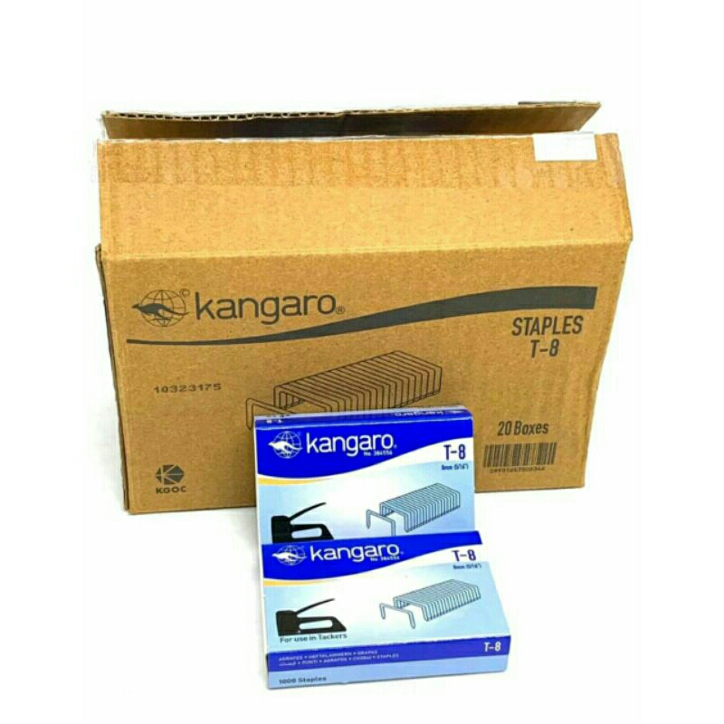 

ISI STAPLES TEMBAK KANGARO / ISI STAPLER TEMBAK T-8 / ISI GUN TACKER KANGARO
