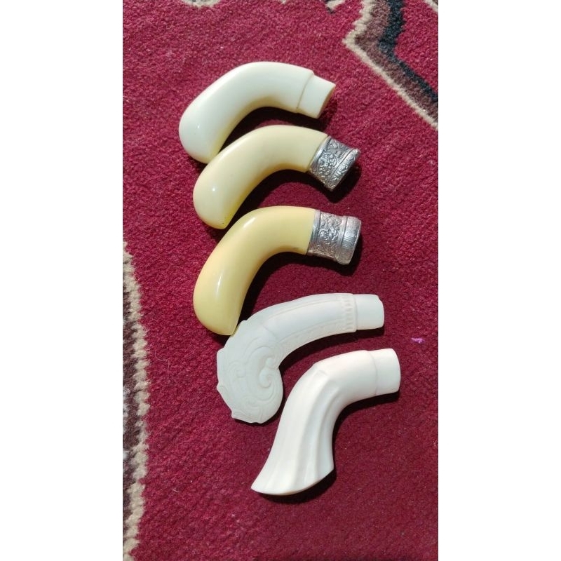 gagang badik | hulu badik | handle badik | pegangan badik | versi tulang proses mirip gading GG