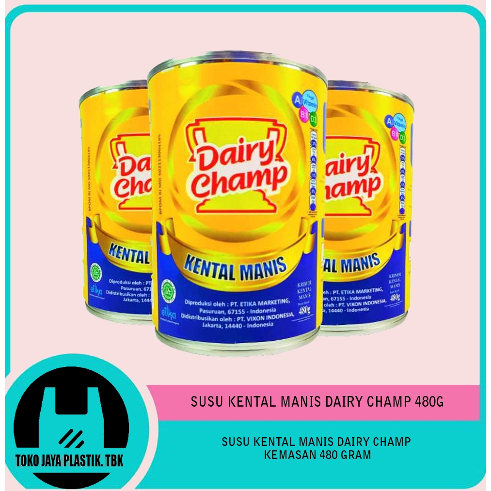 

SUSU KENTAL MANIS DAIRY CHAMP 480 Gr