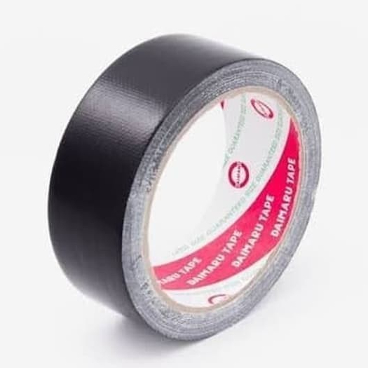 Daimaru Isolasi / Lakban Kain Hitam 1.5 Inch