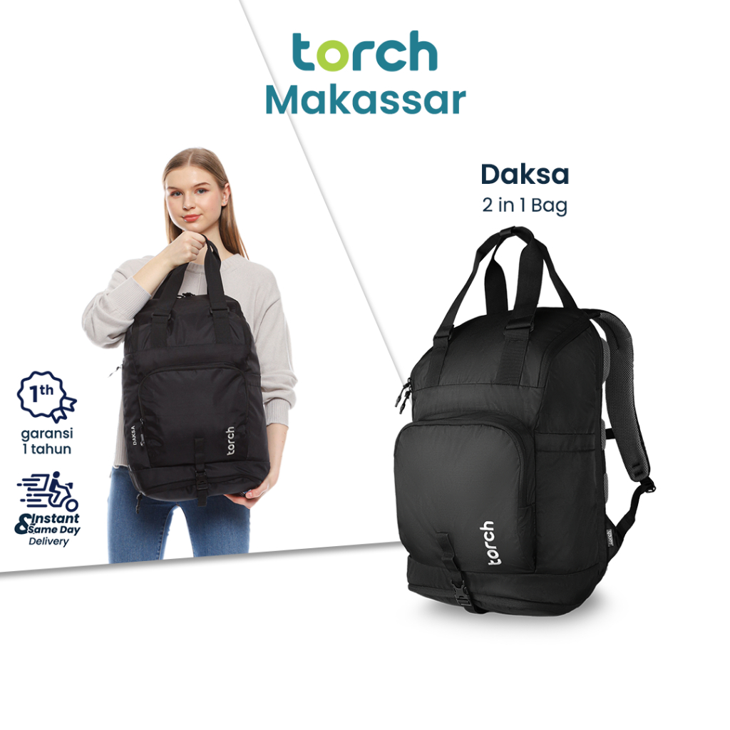 TORCH Daksa 2 in 1 Backpack Laptop up to 16 inch