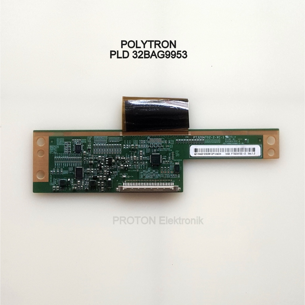 Tcon Smart LED TV Polytron PLD 32BAG9953 PLD32BAG9953 Toshiba 32S25KP 32S52KP Board Tikon panel PT32
