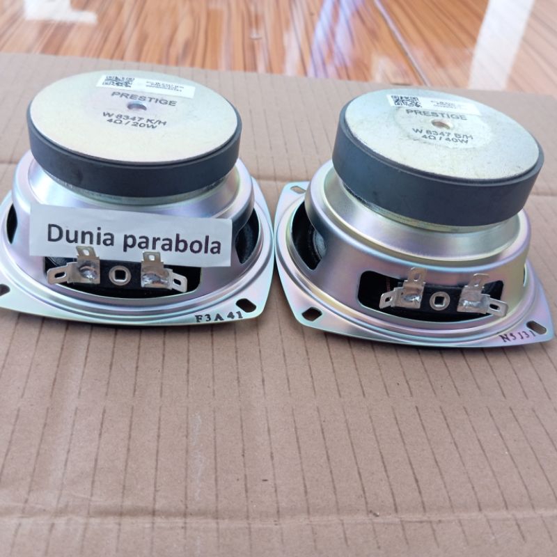 SPEAKER 4 INCH WOOFER PRESTIGE W 8347 K/H 20 WATT / B/H 40 WATT 4 OHM