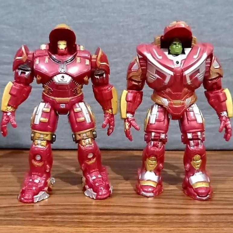 Mainan Marvel Action Figure Iron Man Hulk buster