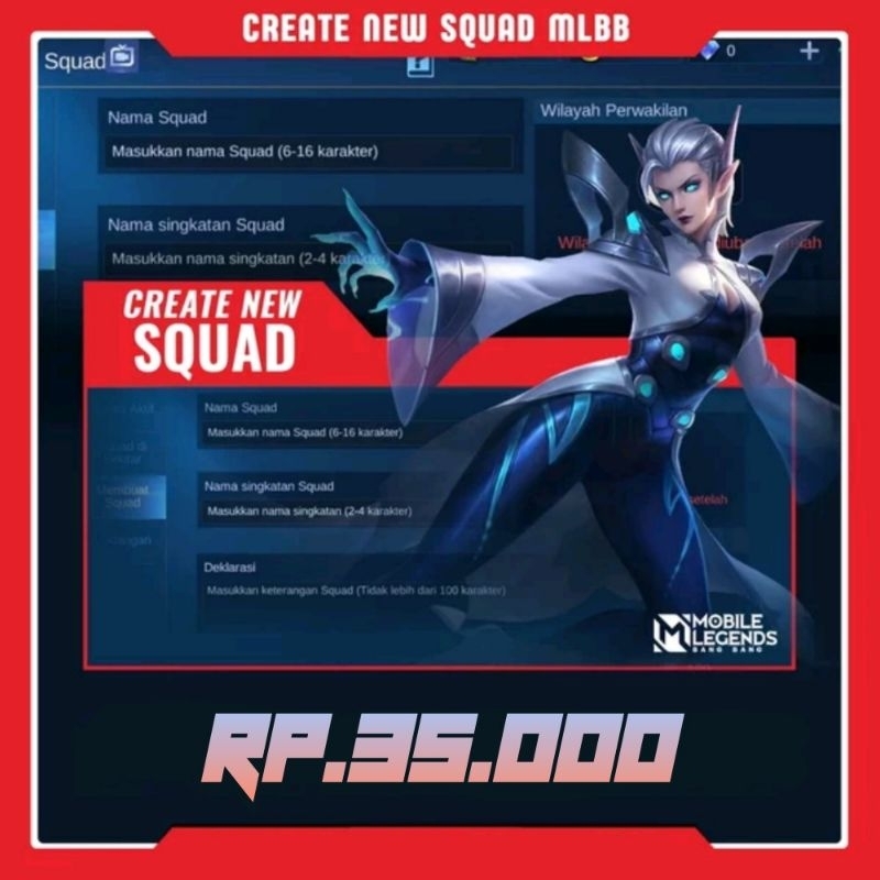 CREATE SQUAD NEW