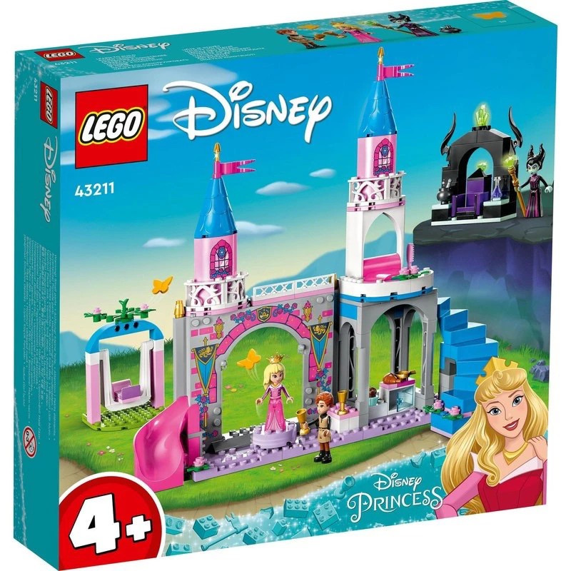 LEGO DISNEY 43211 Aurora Castle Mainan Anak Perempuan Istana