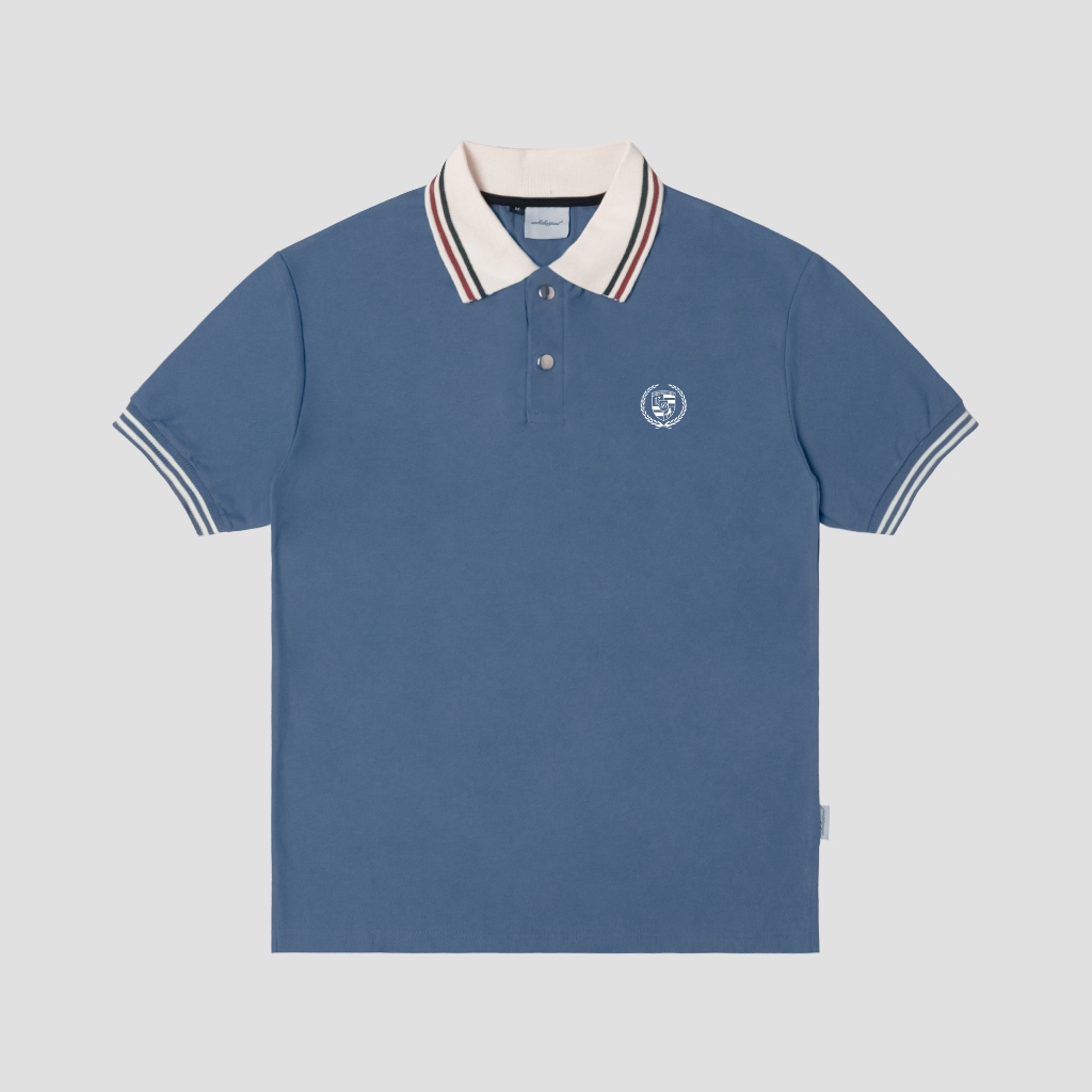 Exhale Apparel Tshirt Kaos Polo Regular Livia Light Blue