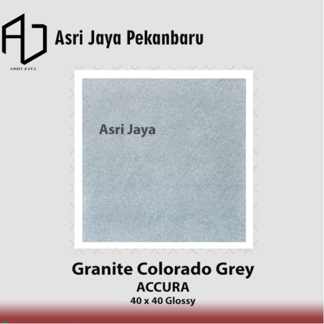 Keramik Lantai Kasar Mulia Accura 40x40 Colorado Grey KW 1