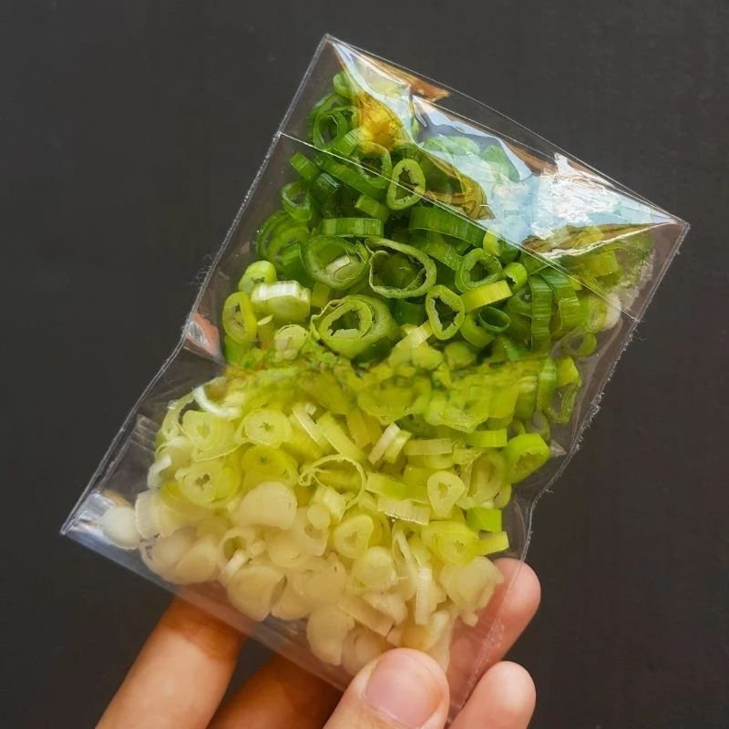 

daun bawang iris foodprep daun bawang sachet