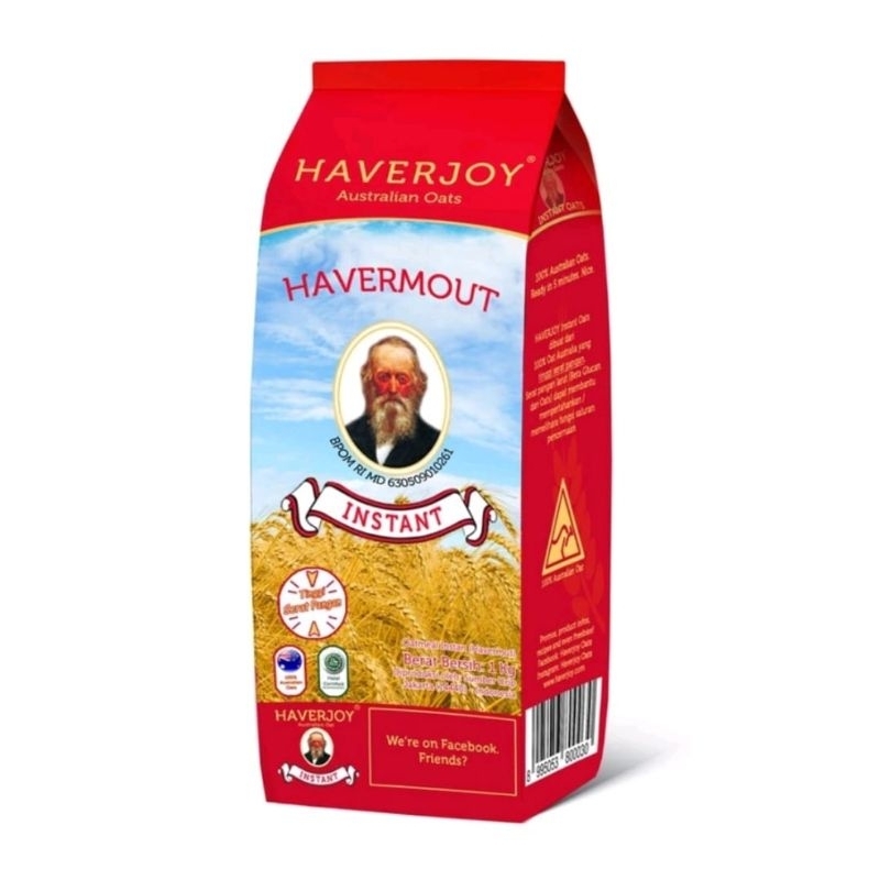 

Haverjoy Australian Instan Oat / Havermout Oatmeal 1 Kg