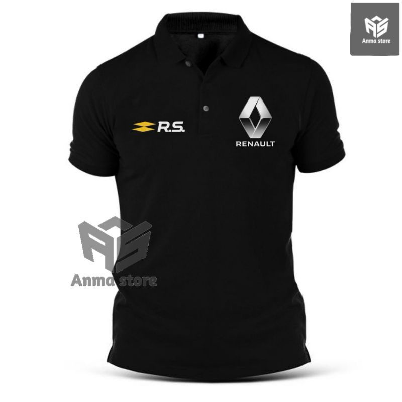 KAOS KERAH POLO / POLOSHIRT RENAULT RS TERBARU TERMURAH DAN TERKEREN