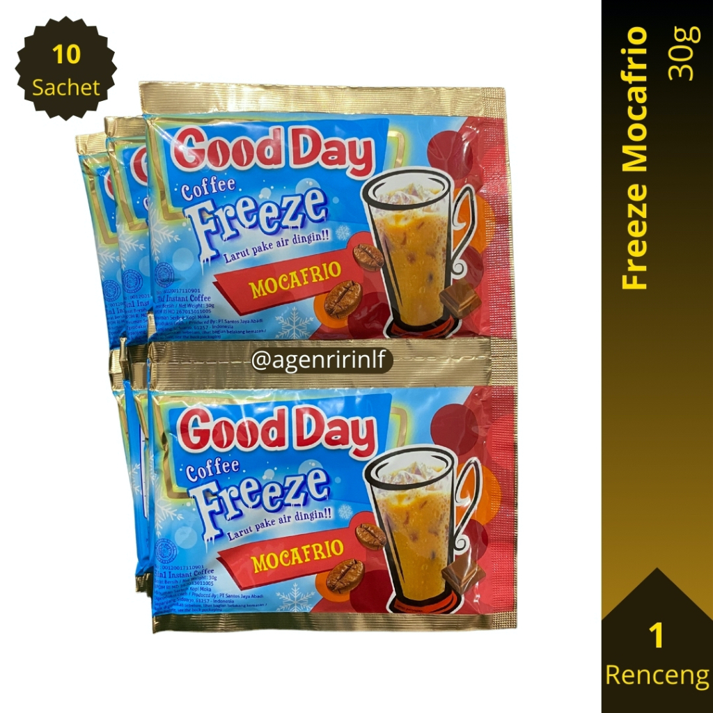 

Kopi Good Day Freeze Mocafrio (30g x 10 Saset)