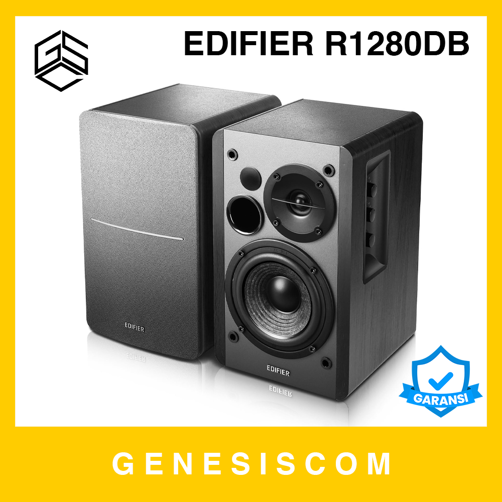 Speaker Bluetooth EDIFIER R1280DBS Active Aktif Stereo 2.0 Desktop Multimedia Bass Set Office Kantor