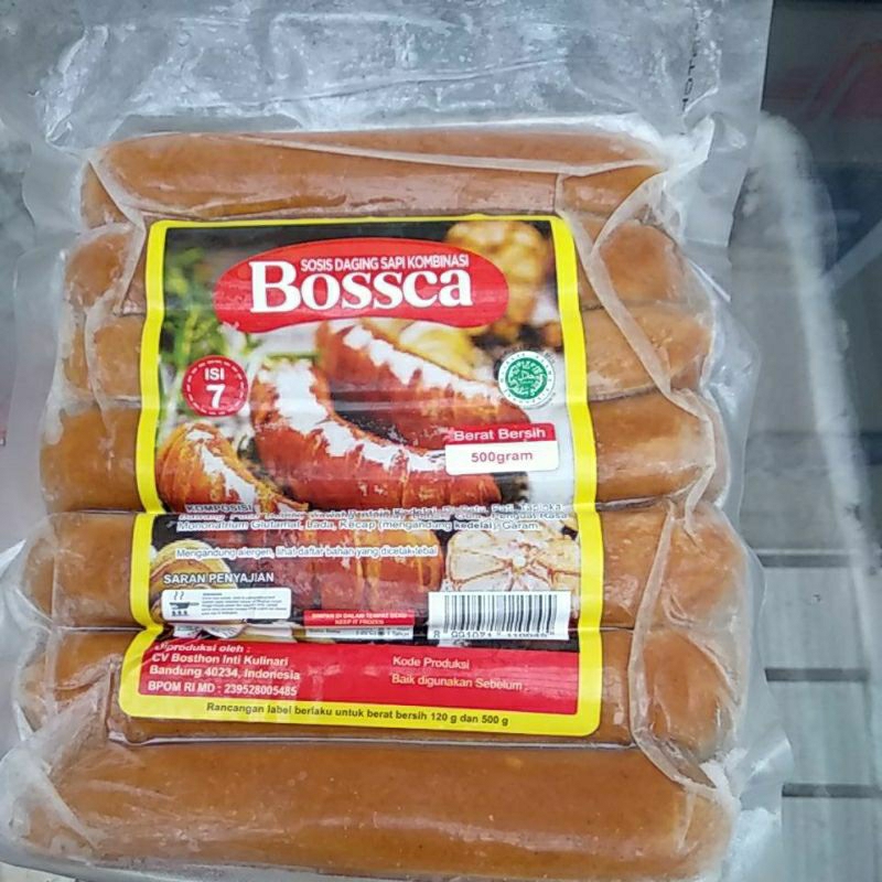 

Bossca sosis daging sapi kombinasi 500gr