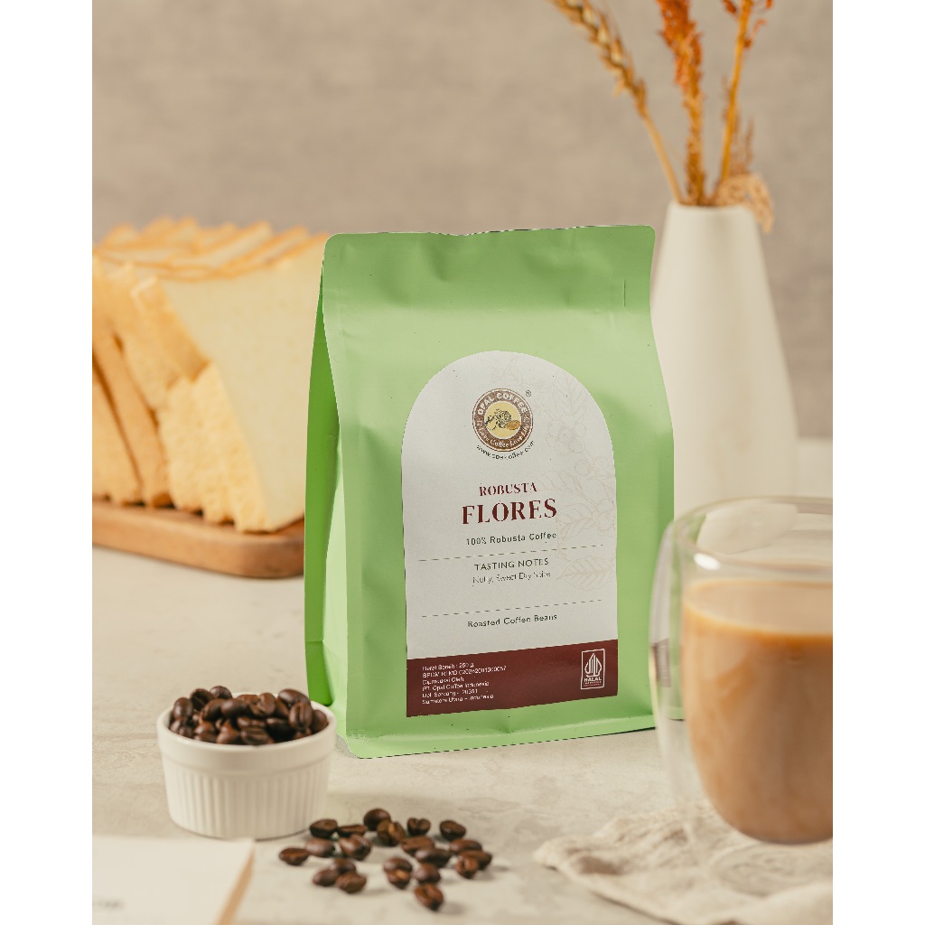 

Opal Coffee - Flores Robusta Roasted Beans 250g