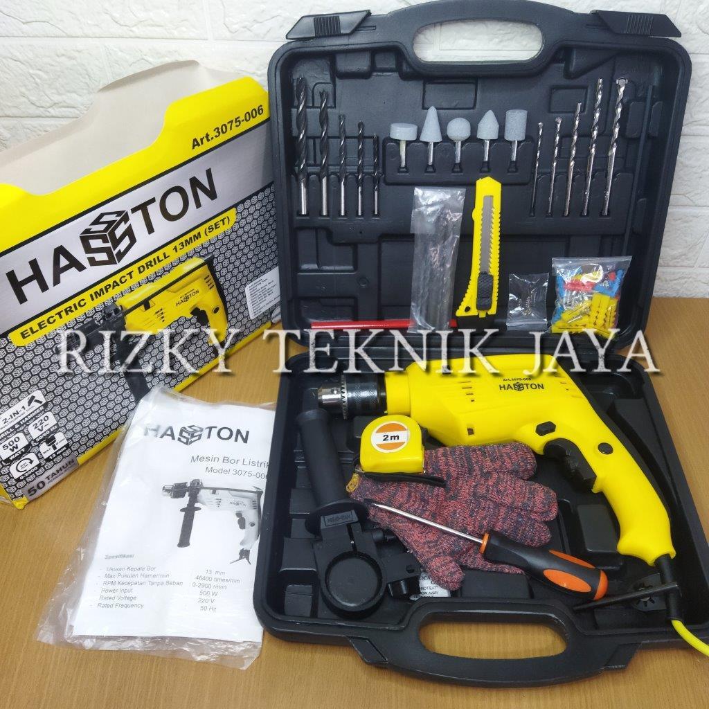 BOR LISTRIK 13MM SET - HASSTON PROHEX BOR LISTRIK 13 MM SET BOX