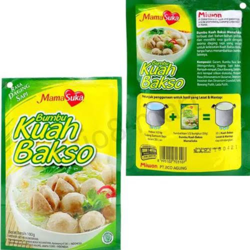 

MAMASUKA BUMBU KUAH BAKSO 250GR