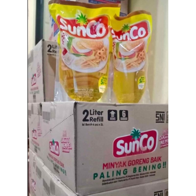 

SUNCO COOKING OIL REFILL 2L- MINYAK GORENG