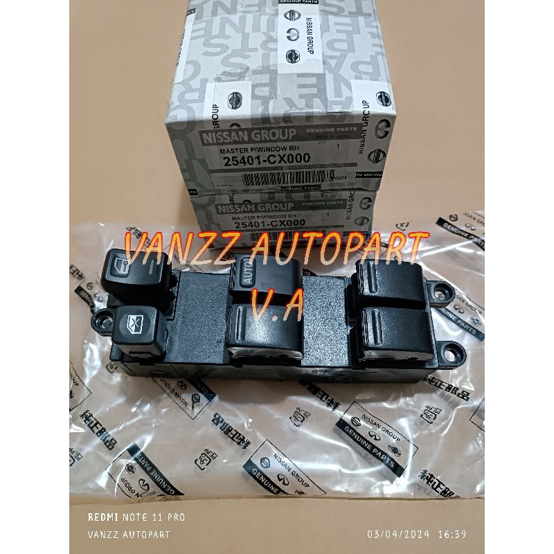 master power window rh  saklar power window Nissan Xtrail old t30 Serena 25401-CX000