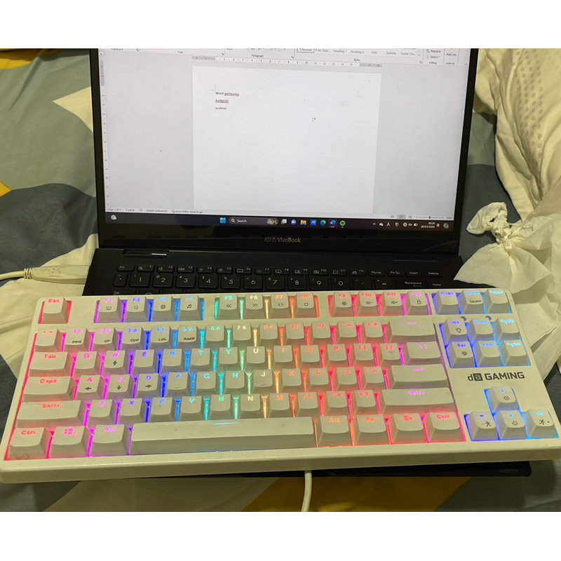 DA GAMING MECA WARRIOR X RGB ICE MECHANICAL KEYBOARD