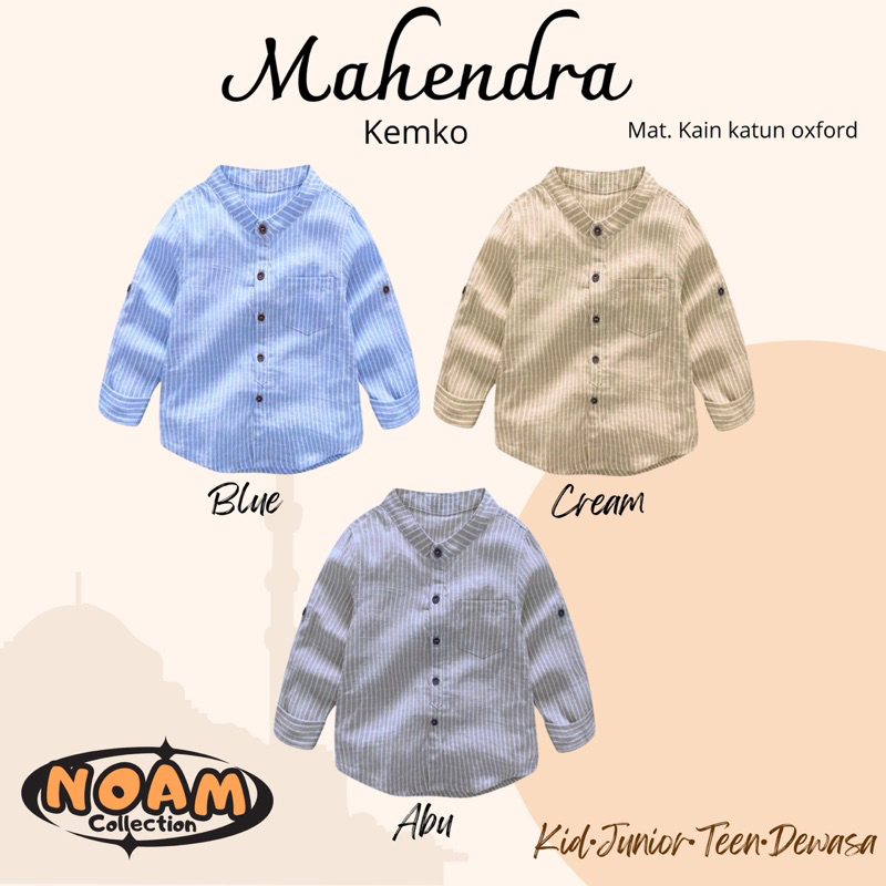Kemko Mahendra | Atasan Anak Laki-Laki | Baju Anak Laki-Laki | Kemeja Anak | Kemko Anak