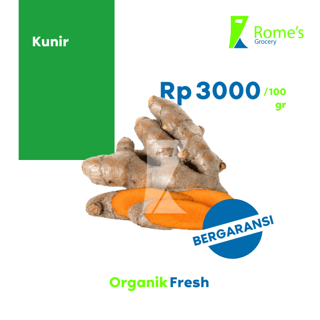 

Kunyit | 100gr | Fresh&Organik | Bergaransi | Rome's Grocery